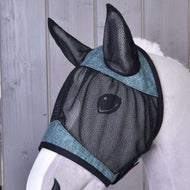 Fly Mask De Luxe Turkusowa