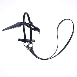 Hobby Horse Unicorn Silver with Bridle and Halter