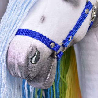 Hobby Horse Jednorożec Rainbow z Ogłowiem i Kantarem