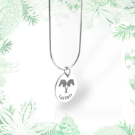 Naszyjnik z zawieszką Hobby Horse ze stali nierdzewnej chirurgicznej