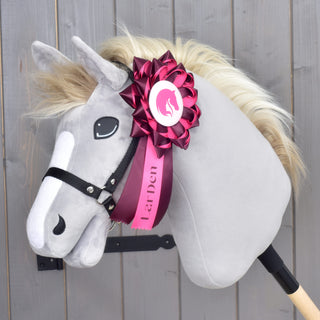 Hobby Horse Ribbon Raspberry Rose