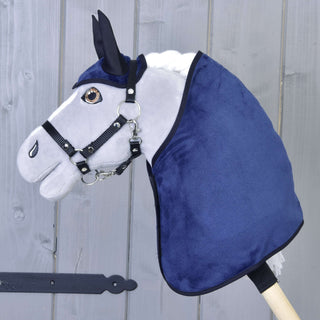 Set Dark Blue (ear bonnet + blanket)
