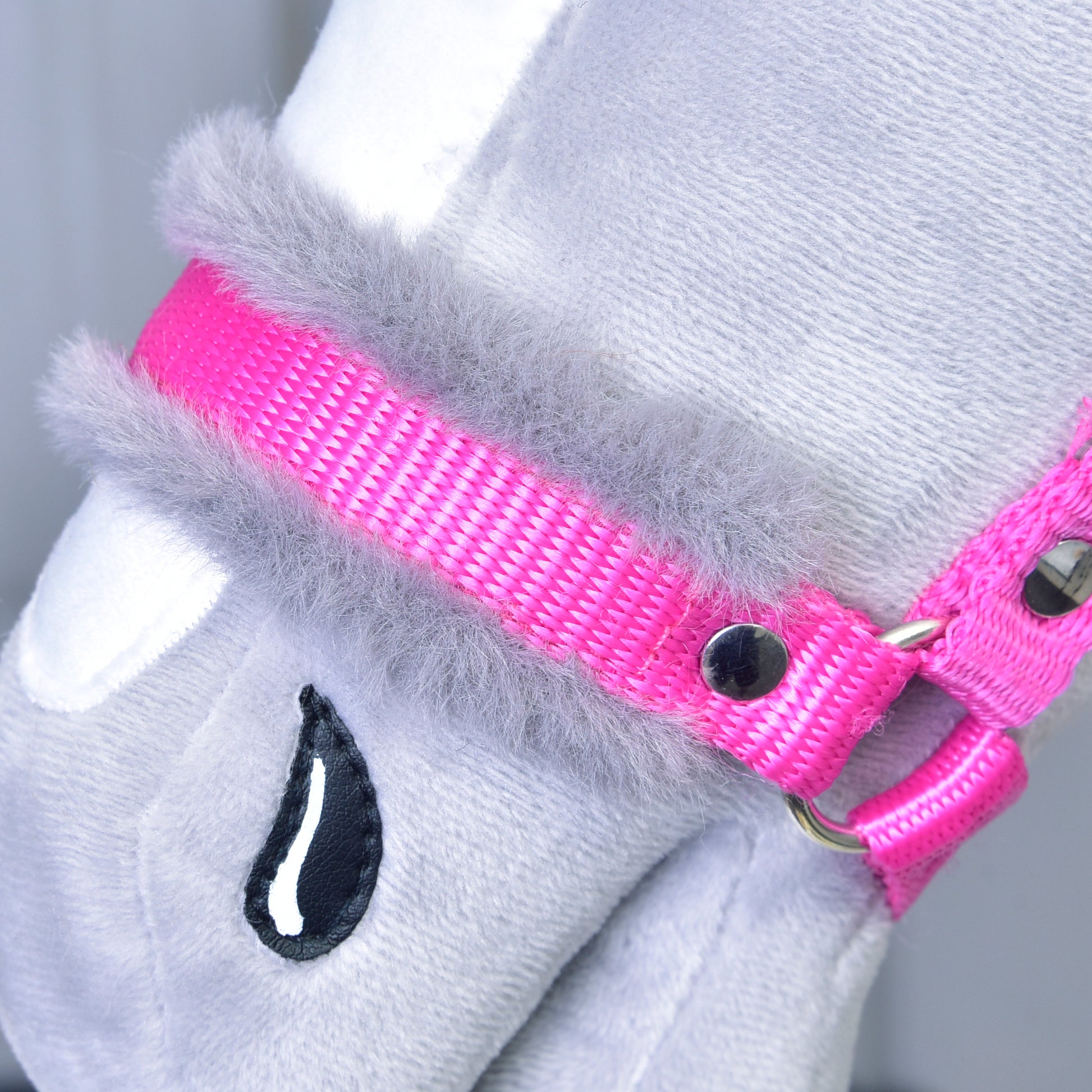 Halter pink with fur