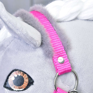 Halter pink with fur