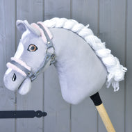 Kantar szary z różowym futerkiem