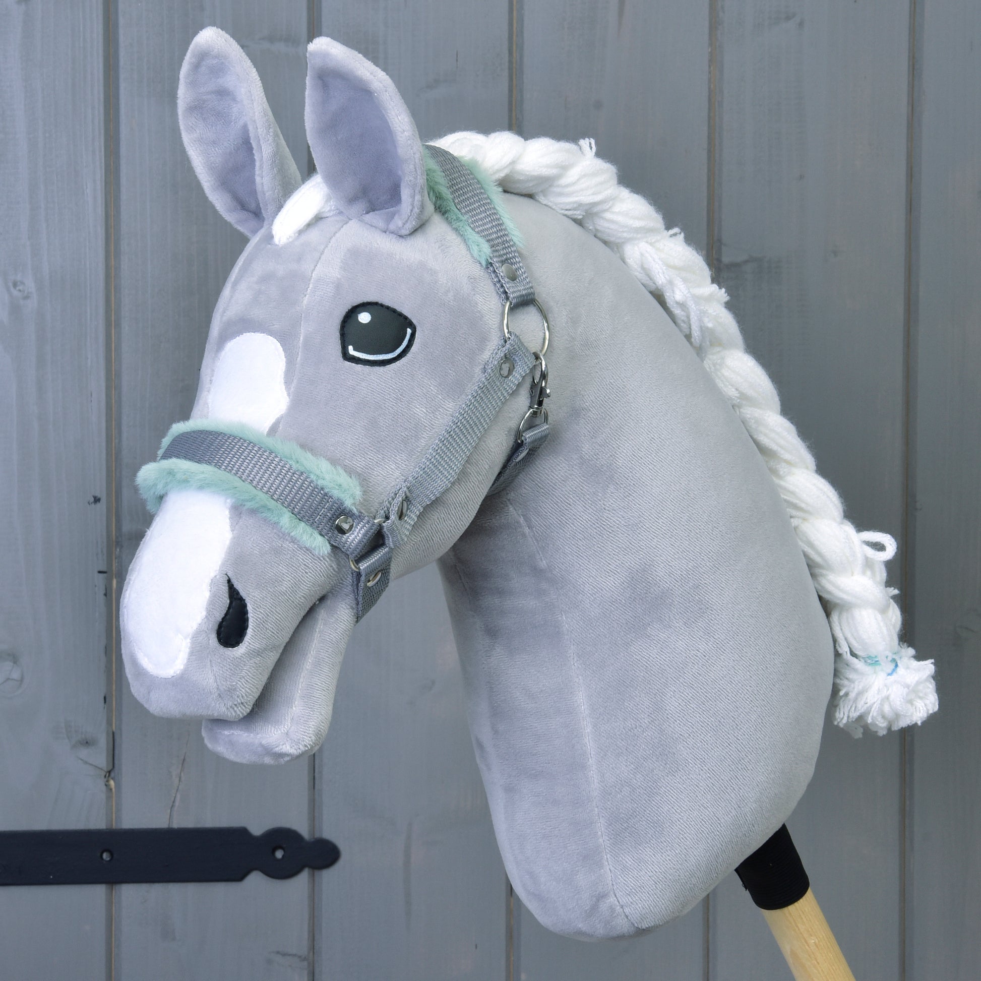 Kantar szary z miętowym futerkiem