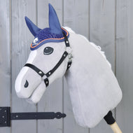 Nauszniki szydełkowane Blue Sport