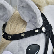 Kompletne ogłowie De Luxe z 2 nachrapnikami