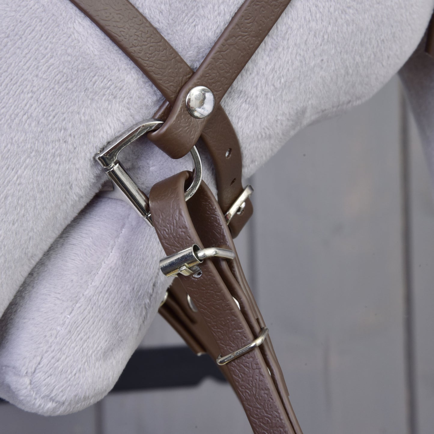 Kompletny kantar z nachrapnikiem Brązowy