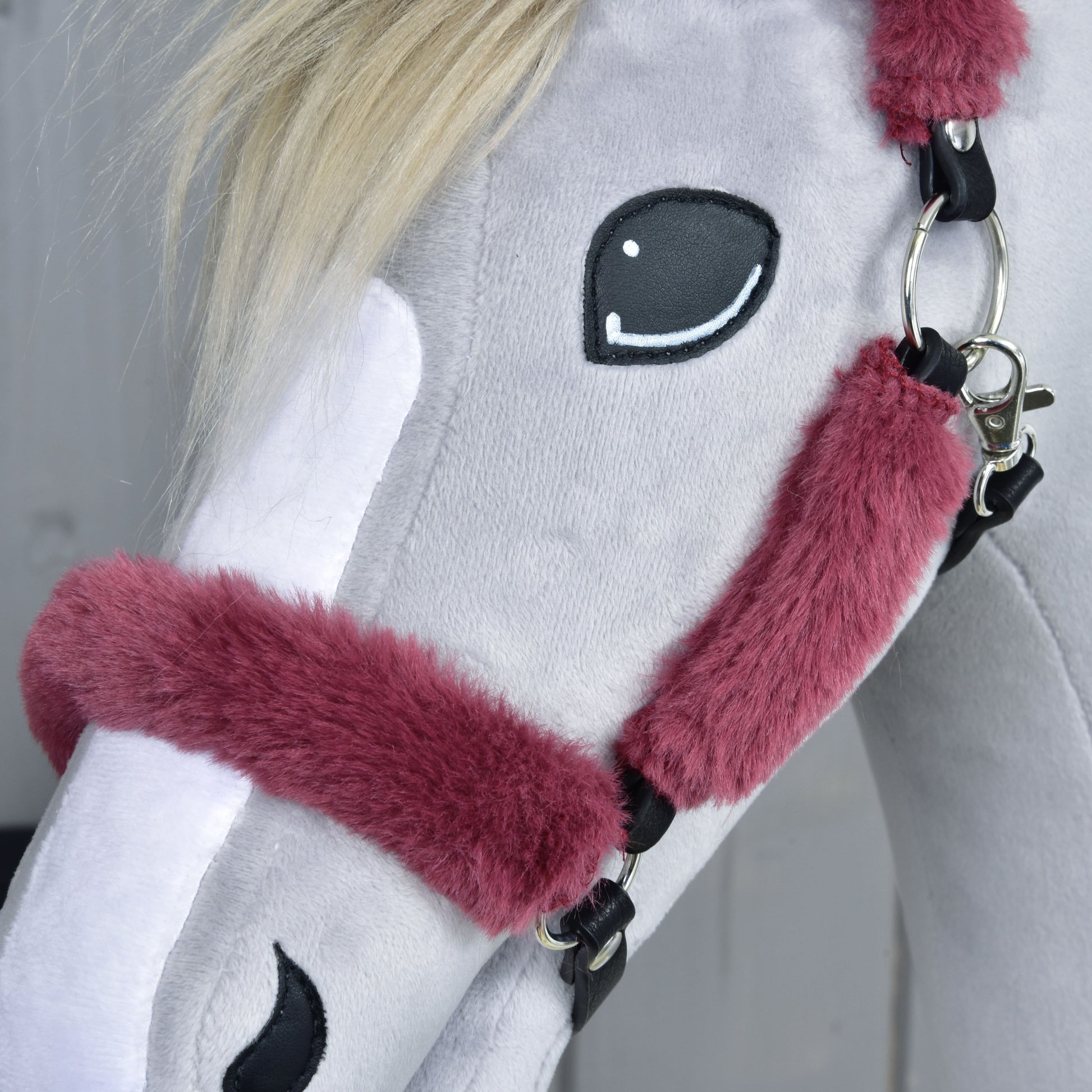 Kantar Futerkowy Teddy Bordowy