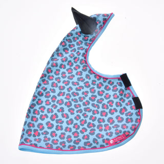 Raincoat Blue Leopard
