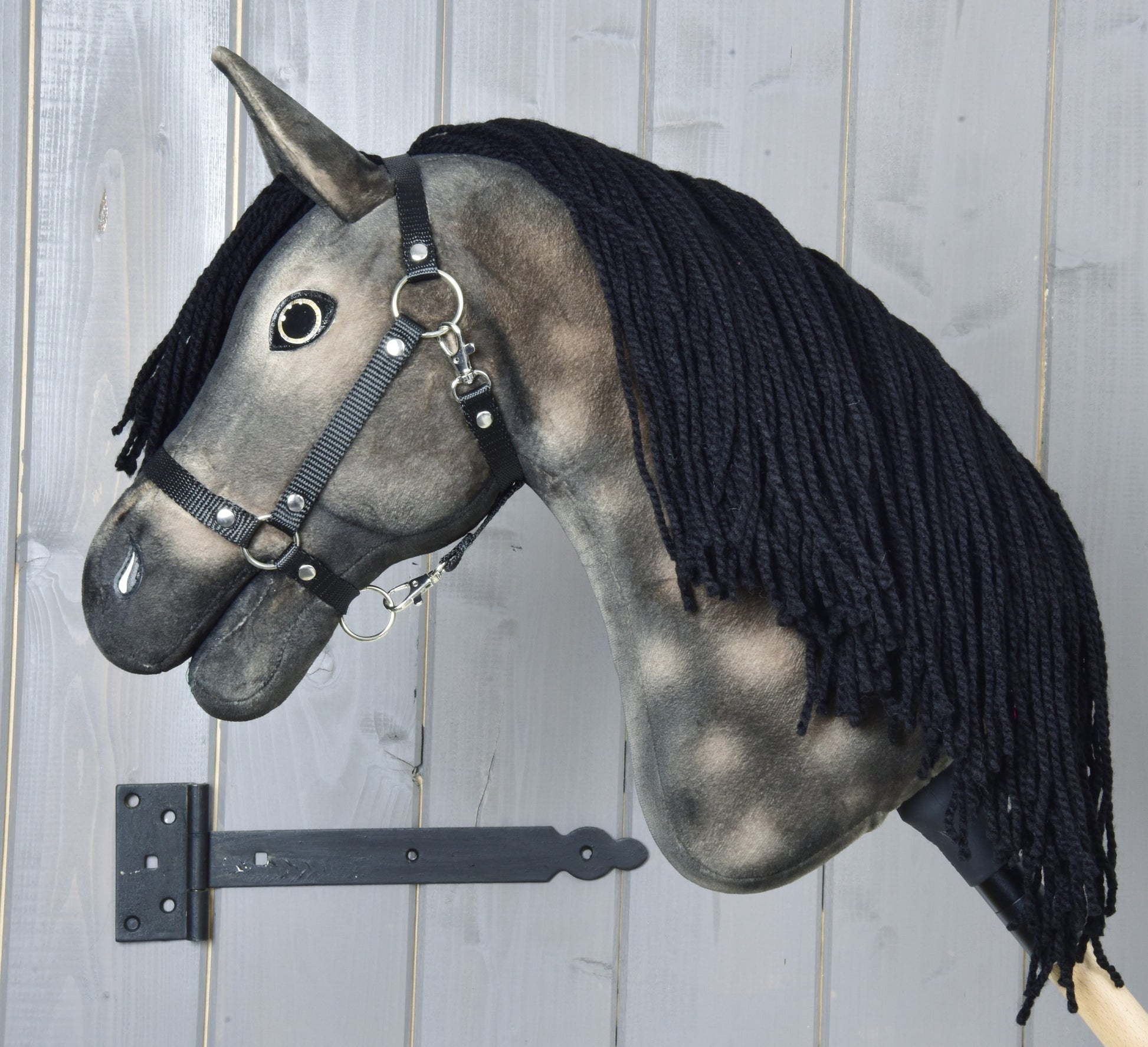 Hobby Horse Stormy with Black Halter