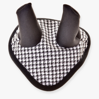 Ear bonnet english black plaid