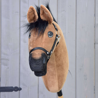 Hobby Horse Cookie with Black Halter