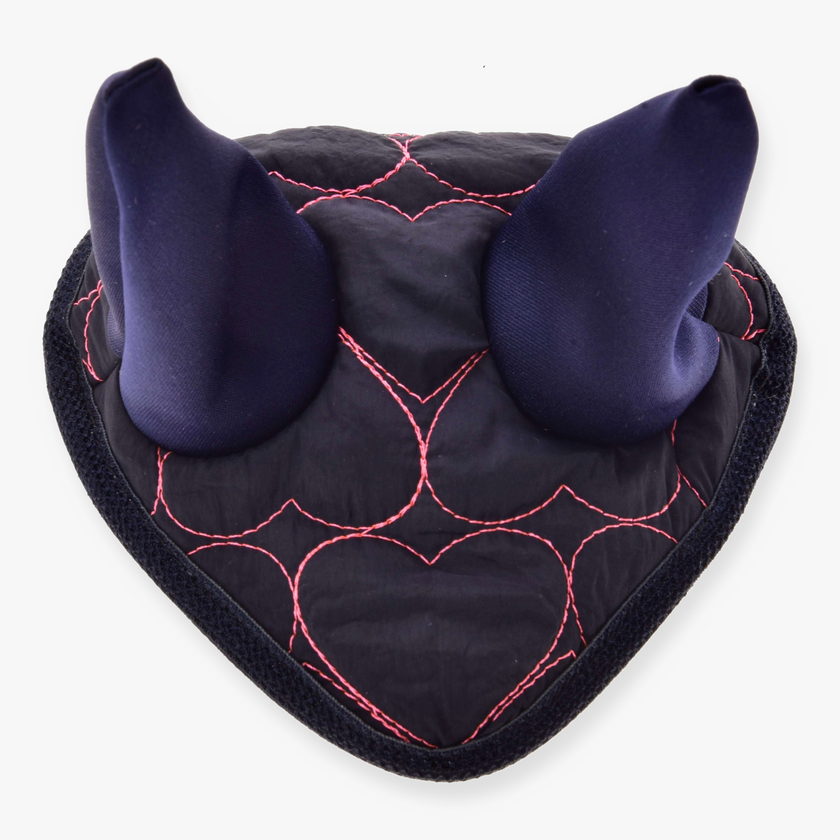 Ear Bonnet Pink Heart