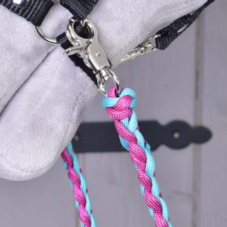 Reins knitted pinkie blue
