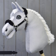 Czarny Kantar z czarnym futerkiem - skóra ekologiczna